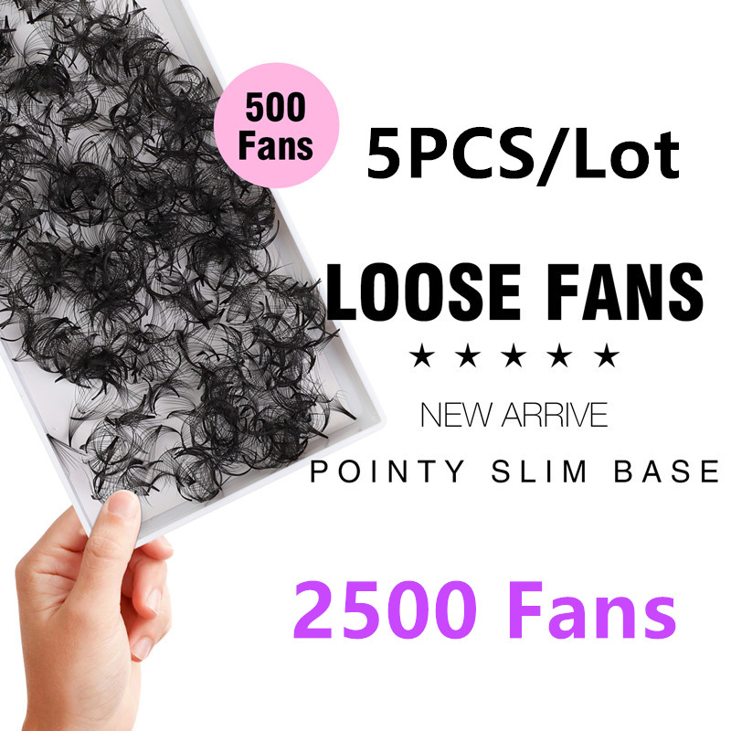 Eyelash Extension Medium - TDANCE 2500 Свободные вентиляторы Острые базовые