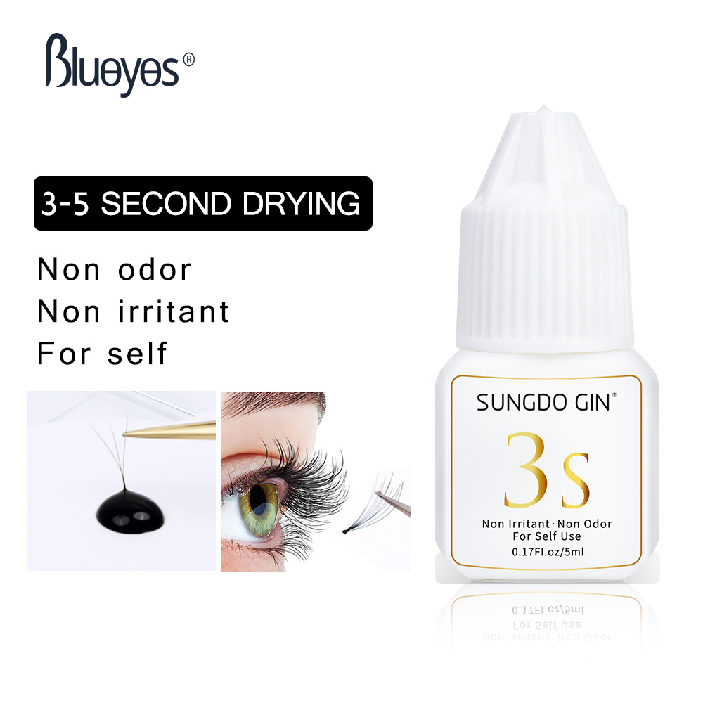 Eyelash Extension Eye Irritation - Клей для наращивания ресниц 3S, быстросохнущий,
