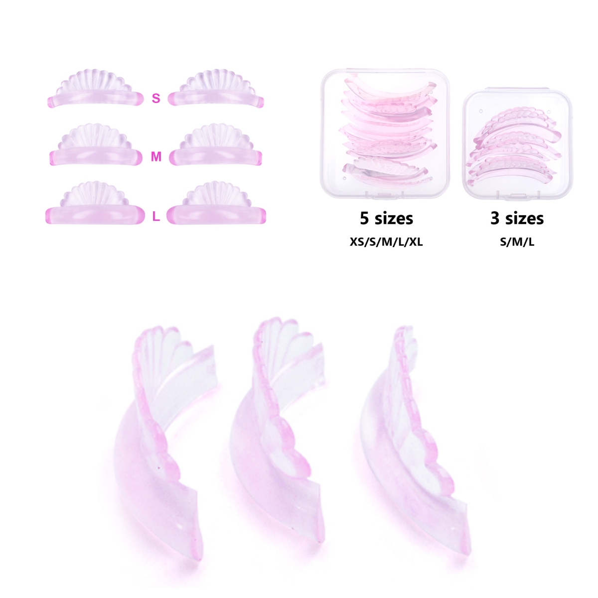 Eyelash Lift Or Extension - 3 пары или 5 пар силиконовых