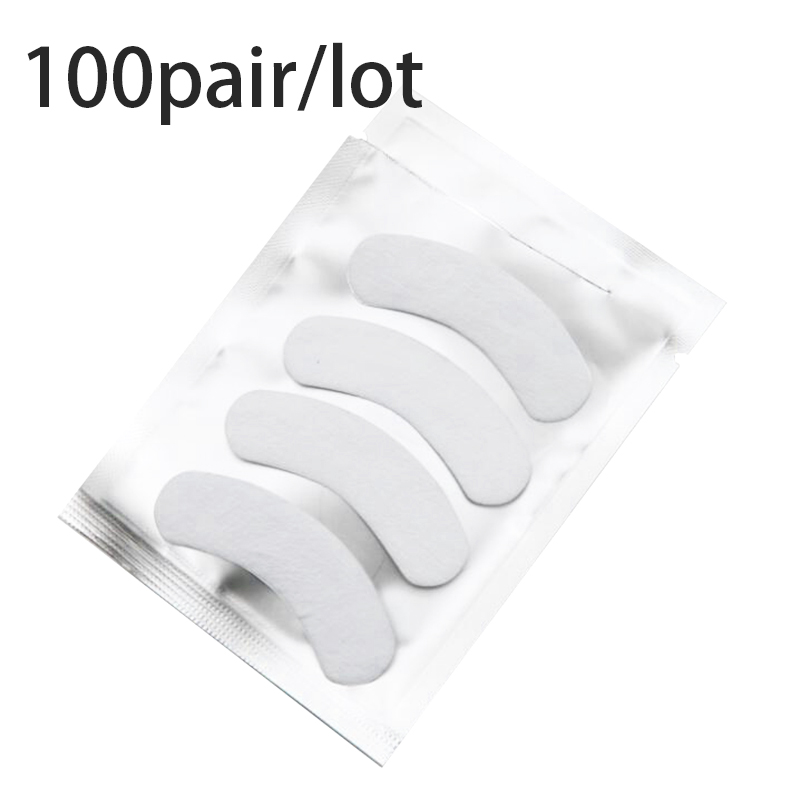Eyelash Extension Eye Irritation - Безворсовая мини-повязка для глаз, 100, пара/лот,