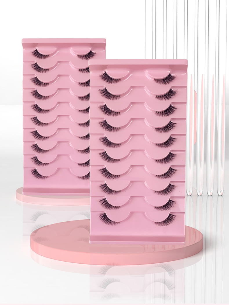 AMSDCN 10 пар 3D синтетических – обзор и цена Eyelash Extension Medium