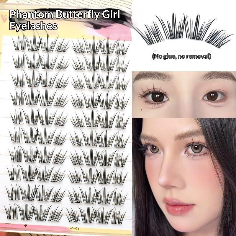 Натуральные ресницы DIY с эффе – обзор и цена Eyelash Extension With Glue