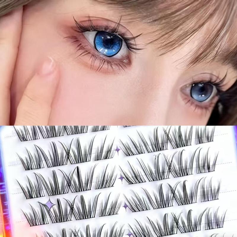 Натуральные ресницы DIY с эффе – обзор и цена Eyelash Extension With Glue