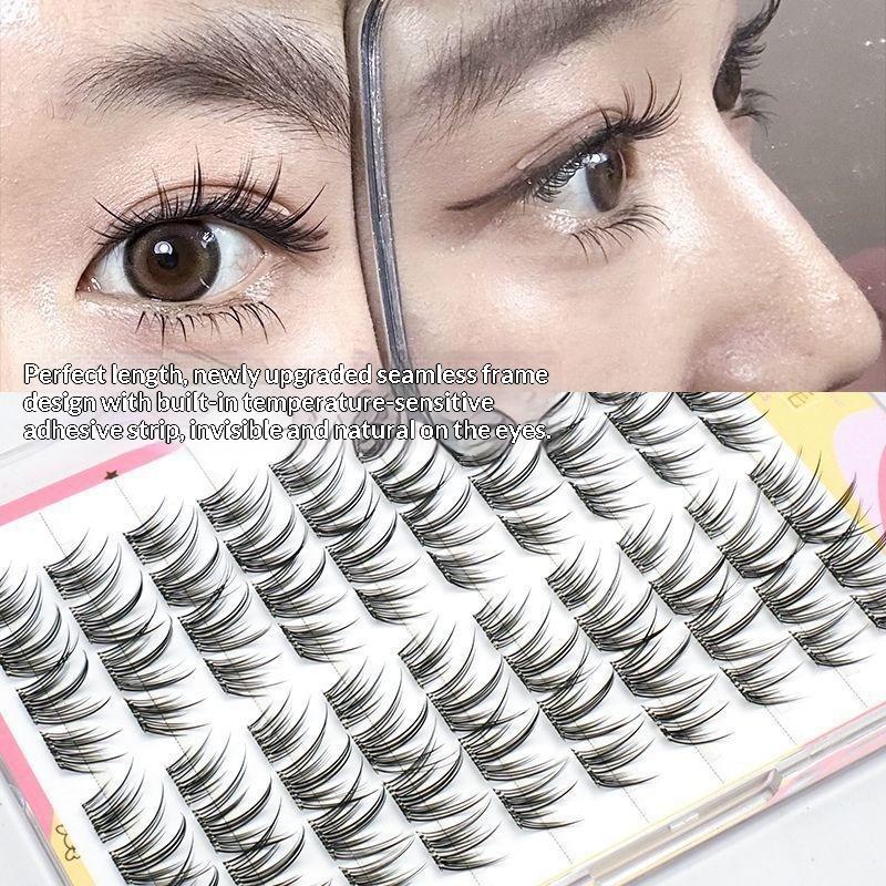 Натуральные ресницы DIY с эффе – обзор и цена Eyelash Extension With Glue