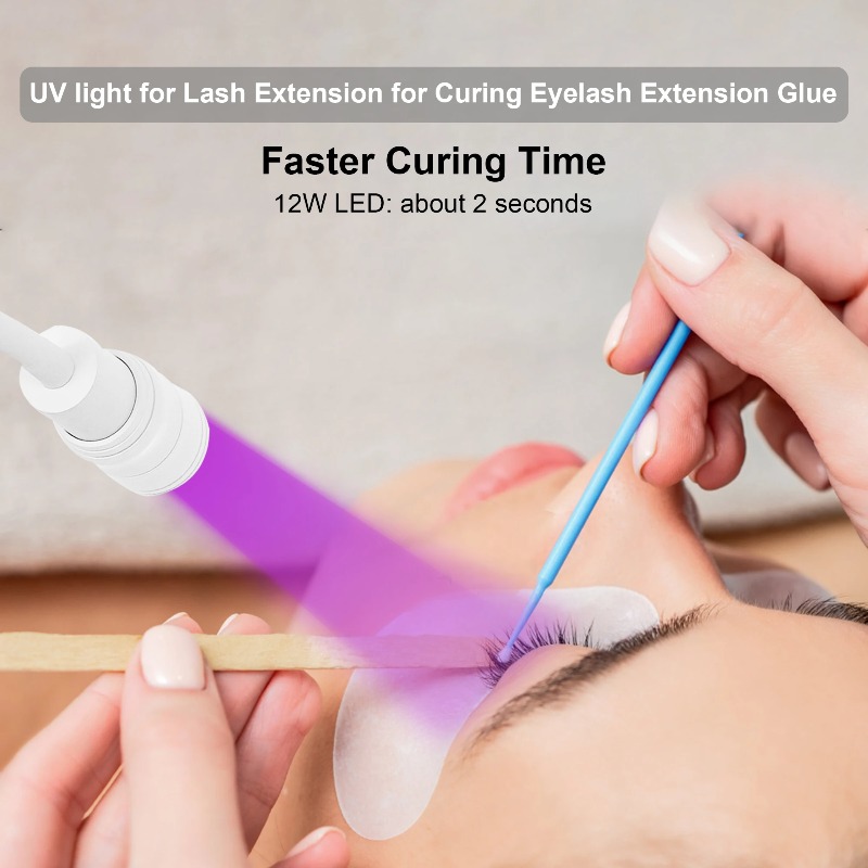 УФ-лампа для наращивания ресни – обзор и цена Eyelash Extension With Glue