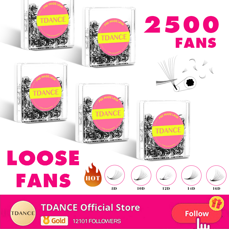 TDANCE 2500Fans заостренная ба – обзор и цена Eyelash Extension Medium