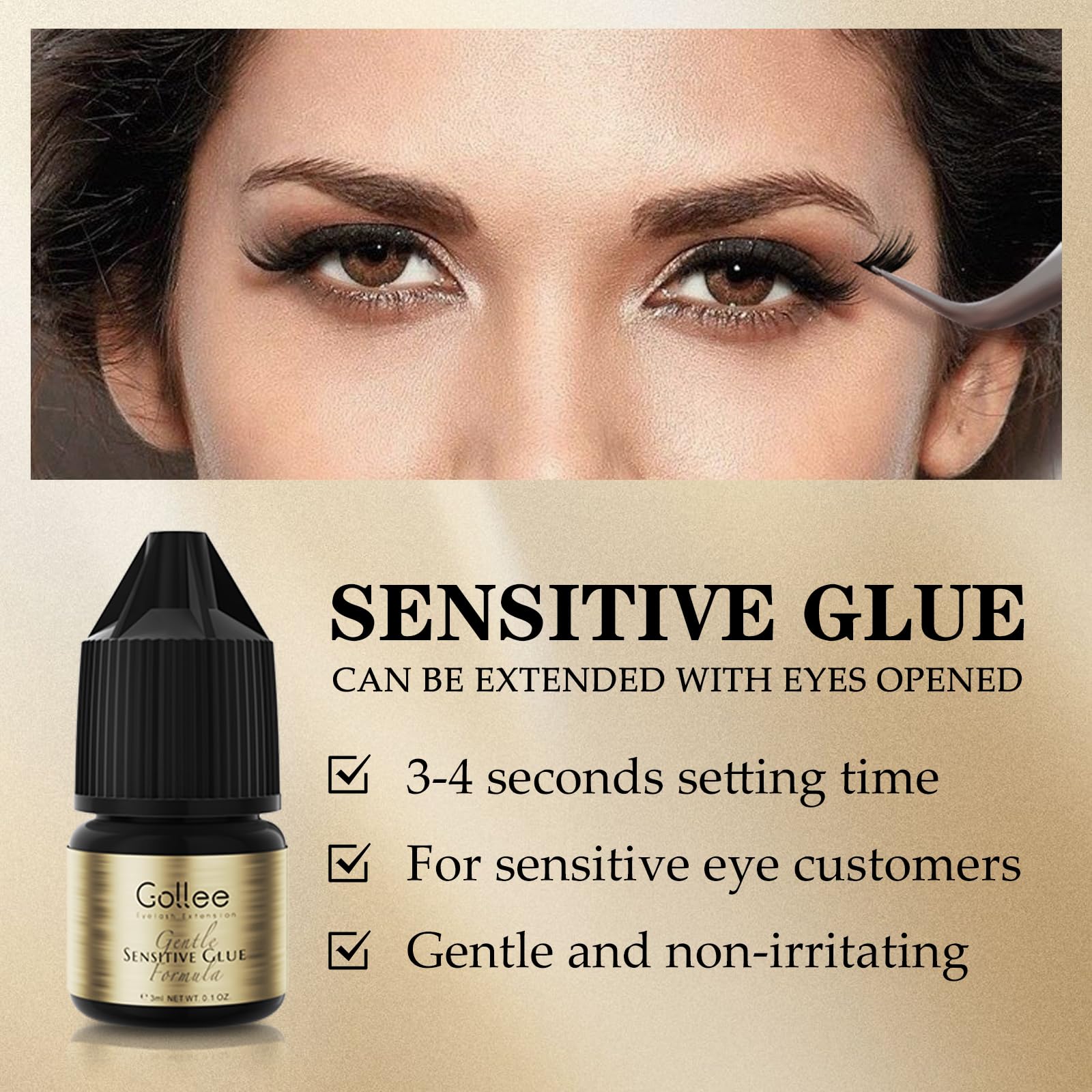 Клей для наращивания ресниц Go – обзор и цена Eyelash Extension Eye Irritation