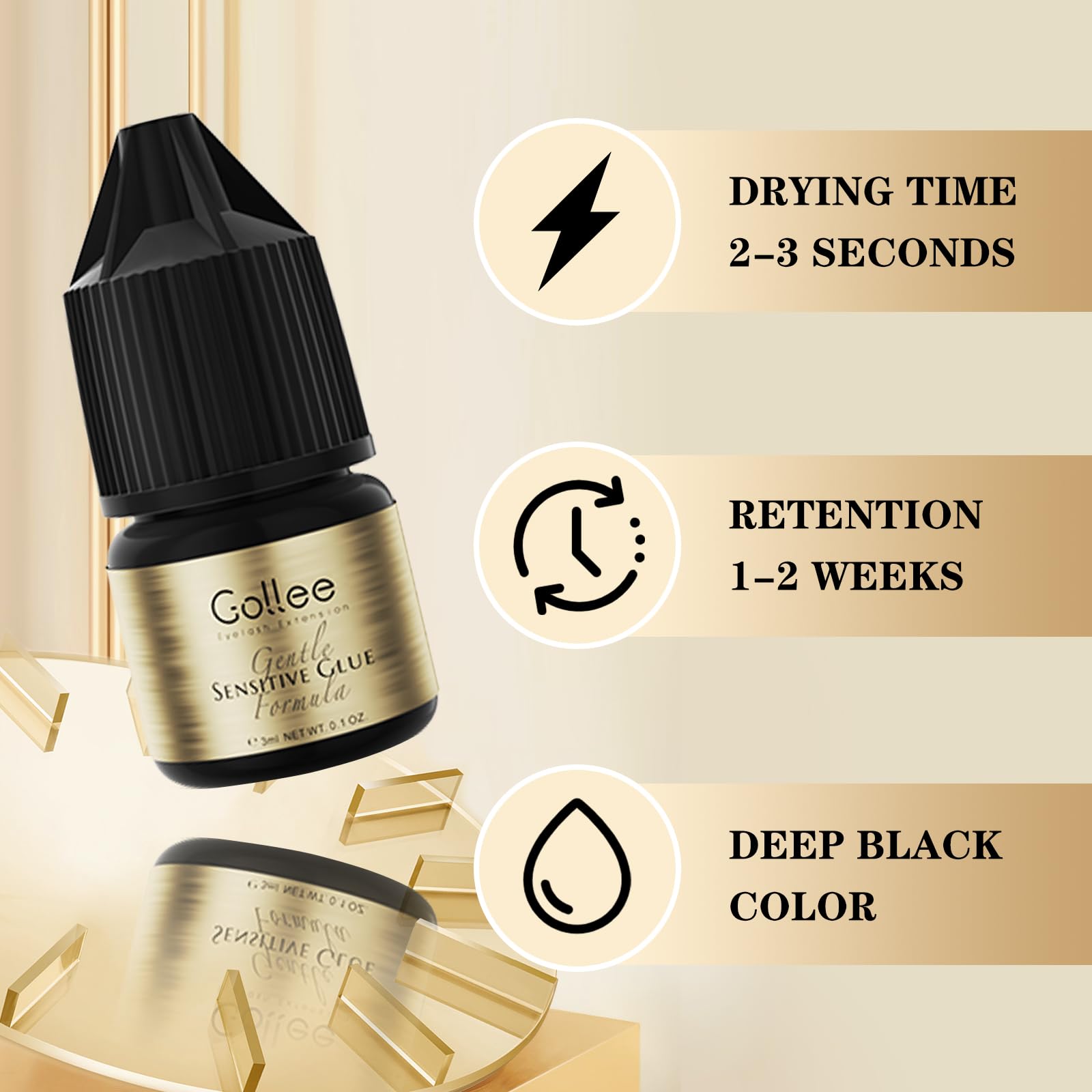 Клей для наращивания ресниц Go – обзор и цена Eyelash Extension Eye Irritation