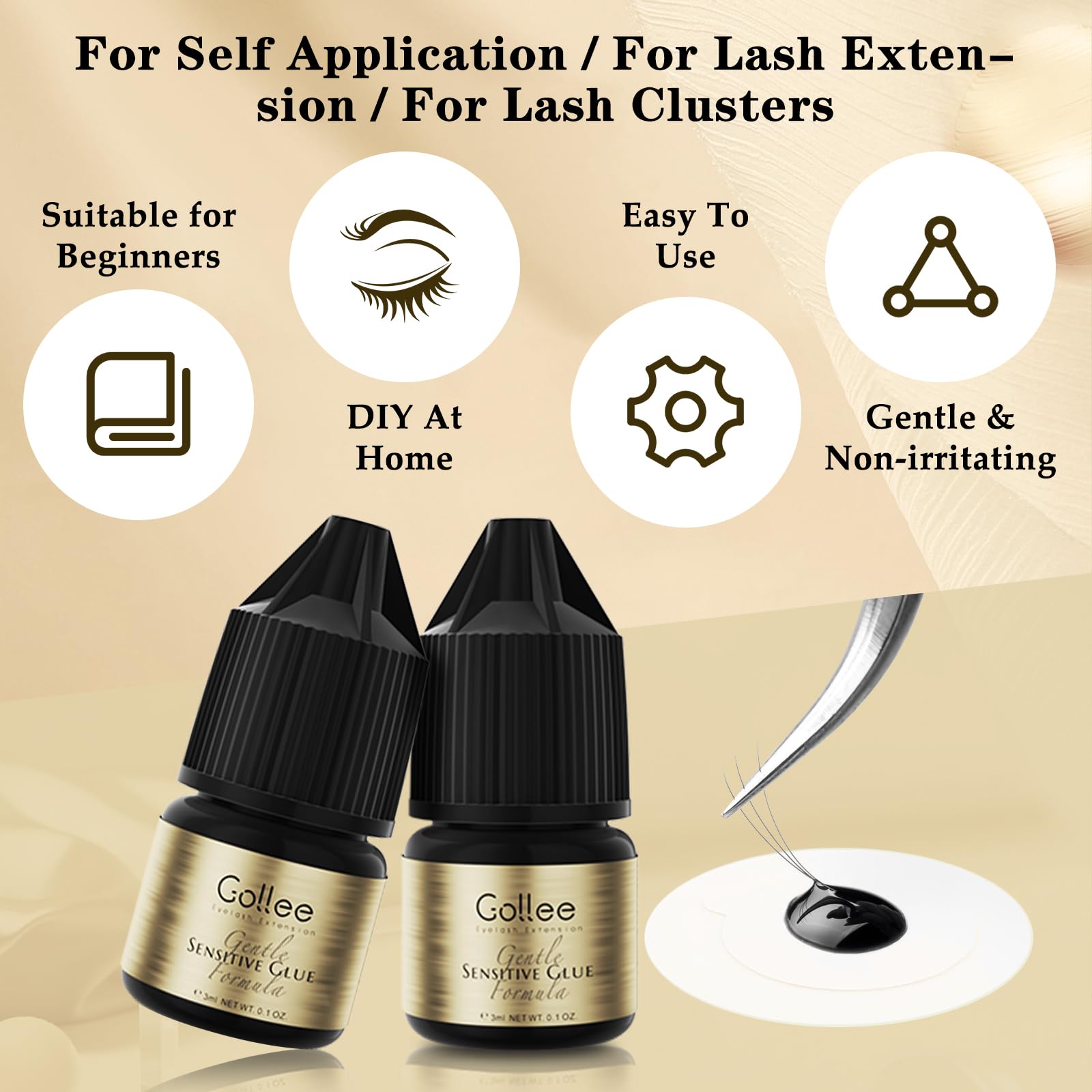 Клей для наращивания ресниц Go – обзор и цена Eyelash Extension Eye Irritation