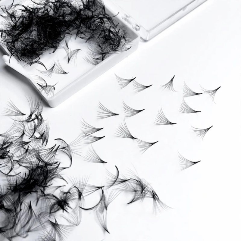 500 вееров, свободные готовые  – обзор и цена Eyelash Extension Medium