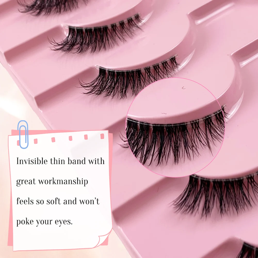 AMSDCN 10 пар 3D синтетических – обзор и цена Eyelash Extension Medium