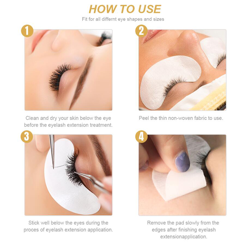 1000 пар/партия, патчи для нар – обзор и цена Eyelash Extension Eye Irritation